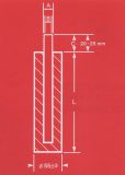 Gaine de protection de thermocouple en SIC